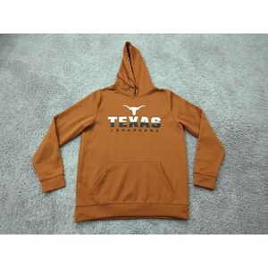 Texas Longhorns Hoodie Mens Medium Pullover NCAA Colosseum Orange